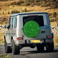 thumbnail image 4 of Balery Green Glitter Tire Covers - Tough Tire Wheel Protector for Truck, SUV, Trailer, Camper, RV -16 inch, 4 of 8