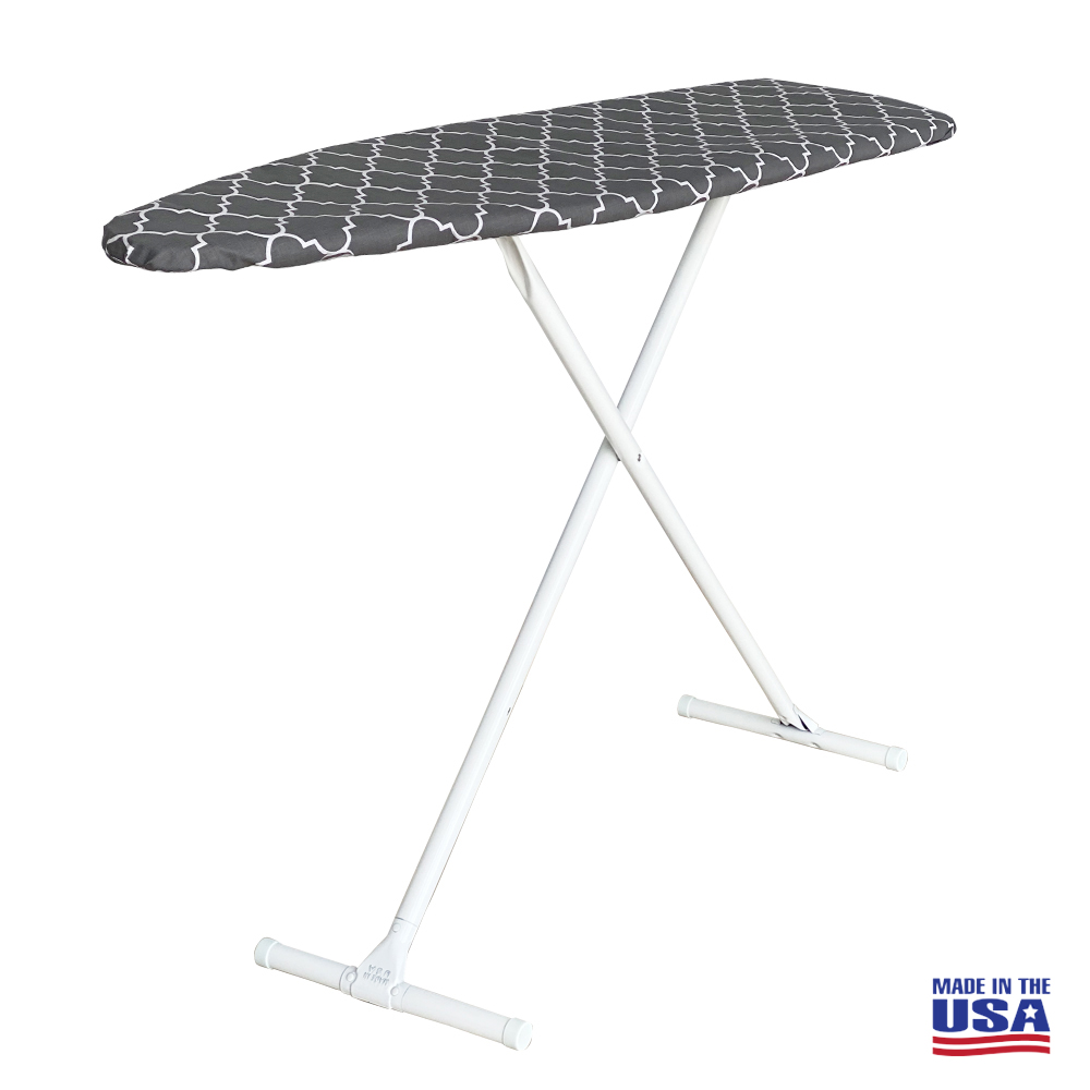 Seymour Home Products Freestanding T-Leg Ironing Board, Lattice, Made in USA - image 1 of 14