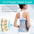 thumbnail image 4 of TANDCF - Soporte de espalda, faja lumbar para mujeres y hombres, cinturón ajustable para aliviar el dolor de espalda, mantiene la columna recta y segura (M), 4 of 5