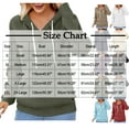 thumbnail image 3 of Xcmzpl Women's Waffle Hoodies Plus Size Solid Color Hooded Sweatshirt Athletic Pullover Tops Soft Long Sleeve T-shirts Fall Clothes, 3 of 4
