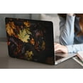 thumbnail image 5 of KSK KAISHEK Compatible with Old MacBook Pro 15 inchs Case 2015/2014/2013/2012 Released Model A1398, Plastic Protective Case Hard Cover + Black Keyboard Cover, Plants series 0264, 5 of 5