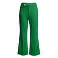 thumbnail image 4 of Women's Straight Leg Dress Pants, Stretchy High Waisted Basic Solid Business Casual Trousers with Pockets, 4 of 6