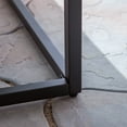 thumbnail image 4 of Noble House Jeco Outdoor Industrial Acacia Wood and Iron Bench Gray and Black, 4 of 7