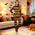 thumbnail image 4 of 2026 Matching Family Halloween Pajamas Set, Fall Sleepwear, Ghost & Pumpkin Printed Holiday Sleepwear, Soft Loungewear PJs Outfit, 4 of 5