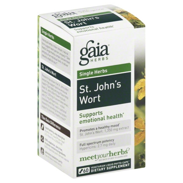 Gaia Herbs Gaia Single Herbs St. John's Wort, 60 ea