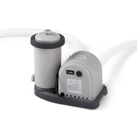 INTEX 1500 GPH Easy Set Swimming Pool Filter Pump with Timer | (Best Pool Pump Timer)
