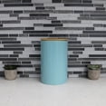 thumbnail image 5 of Wave Large Ceramic Canister, Turquoise, 5 of 5