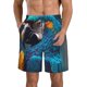 thumbnail image 1 of Balery Modern Style Blue Parrot Traje de Baño Estilo Hawaiano para Hombre, Shorts de Secado Rápido con Bolsillos-Small, 1 of 6