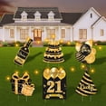 thumbnail image 1 of Cartel de Cumpleaños ComboJoy 6 Piezas con Luces LED Doradas para Exterior, 1 of 8