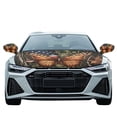 thumbnail image 2 of Yuyamidu Butterfly Car Hood Cover Protector American Flag Vehicle Side View Mirror Cover Camo Hunting Car Hood Wrap with Exterior Rear View Accessories for Car Sedans Decoration, 3 Piece, 2 of 7