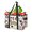 Multicolor 4, variant on CURLYOOT Curious Panda Reusable Grocery Bag, Foldable Shopping Tote Bag with Reinforced Handles, Large Kitchen Grocery Bags for Shopping Groceries Picnic