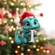 thumbnail image 1 of Adorno navideño para perros | Regalo para amantes de las mascotas | Colgante plano de acrílico para la decoración del árbol de Navidad | Adorno colgante para el hogar para dueños de perros, 1 of 2