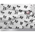 thumbnail image 2 of Soimoi Black Cotton Voile Fabric Bow & Dots Fabric Prints By Yard 42 Inch Wide, 2 of 3