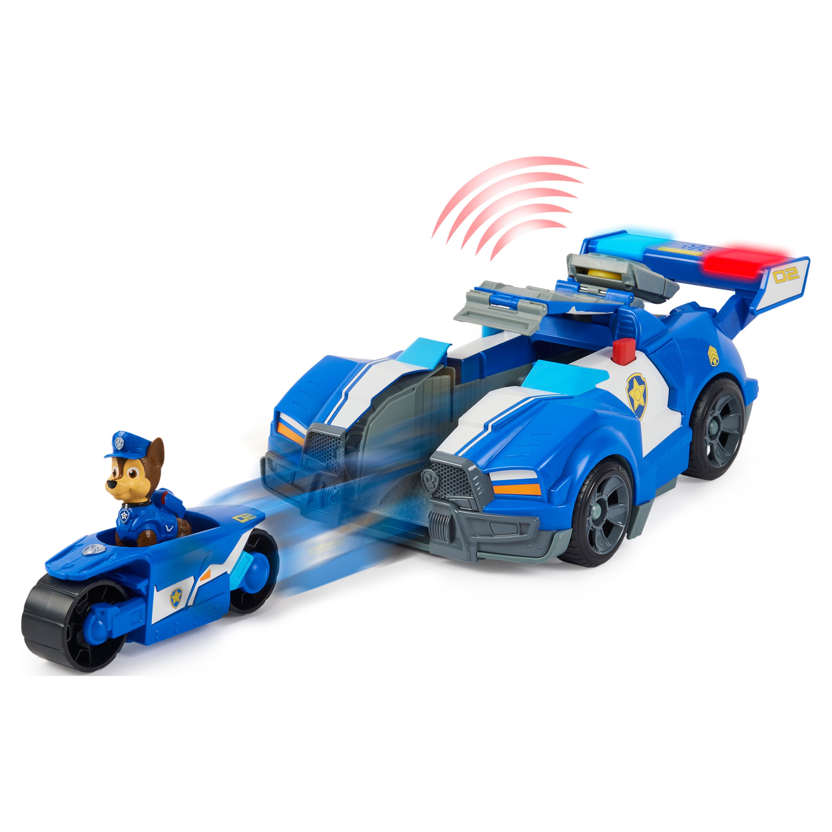 PAW Patrol, Chase 2-in-1 Transforming Movie City Cruiser & Motorcycle - image 5 of 10