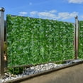 thumbnail image 5 of Artificial Ivy Privacy Screen for Fence, 118x19.6 in Strengthened Joint Prevent Leaves Falling Off, Faux Hedge Panels Greenery Vines, Decorative Fence for Outdoor Garden, 5 of 7