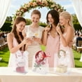 thumbnail image 6 of Uxcell Clear Reusable Gift Bags with Handle and Ribbon, 12Pcs Plastic Goodie Candy Treats Totes Bags for Wedding Birthday Festival Celebration Party, Gold (8.3" x 6.9" x 3.5"), 6 of 7