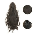 thumbnail image 4 of Unique Bargains 1 Pc Bow Wig Hair Clips for Hair Extension 13.78" Length Cold Brown, 4 of 6