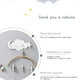 thumbnail image 4 of Ganchos de pared con forma de nube, luna y estrella, para colgar en la pared, para decoración de habitación de niños, 4 of 8
