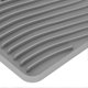thumbnail image 2 of Silicone Draining Mat Non-Slip Heat Resistant with Draining Rim for Countertop Dishes, Vegetables, Fruits, Gray, 2 of 4