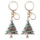 thumbnail image 2 of Accesorios de ropa, 2 llaveros de árbol de Navidad, llavero con colgante de árbol de Navidad, bonito llavero elaborado por expertos, 2 of 9