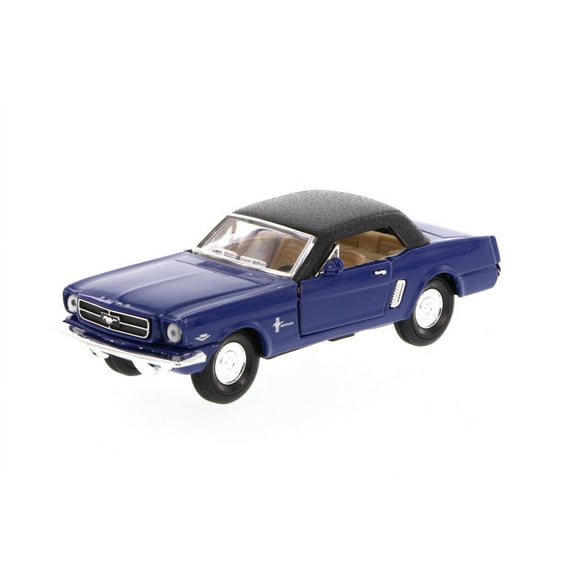 1965 Ford Mustang Soft Top, Blue - Superior 5719 - 1/34 scale diecast model car