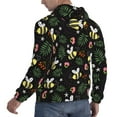 thumbnail image 6 of Rateoe Bees Pattern Mens Hoodie, Pullover Hooded Sweatshirt, Kangaroo Pocket Hoodie Ideal for Daily Wear, Travel and Home-4X-Large, 6 of 7