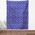 thumbnail image 3 of Daisy Upholstery Fabric by the Yard, Simplistic Illustration of Repetitive Field Flowers, Decorative Fabric for DIY and Home Accents, 10 Yards, Dark Violet Pale Orange by Ambesonne, 3 of 4