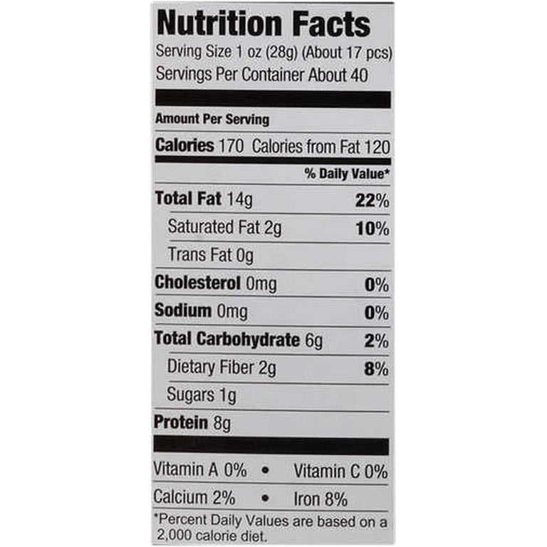 Kirkland Signature Whole Fancy Unsalted Cashews, 1.13kg Kirkland Signature Whole Fancy Unsalted Cashews, 1.13kg