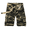 khaki, variant on Men's 100% Cotton Camo Cargo Shorts, Multi Pockets Relaxed Fit Tactical Casual Shorts Without Belt