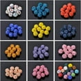 thumbnail image 4 of U8MO 20pcs 10mm Round Czech Crystal Rhinestone Clay Disco ball Loose Spacer Beads-Deep Blue, 4 of 5
