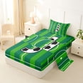 thumbnail image 2 of Erosebridal Sport Game Ball Theme Twin Sheet Sets,Kids Cartoon Monogrammed J Bedding For Football Boys 3-Piece, 2 of 6