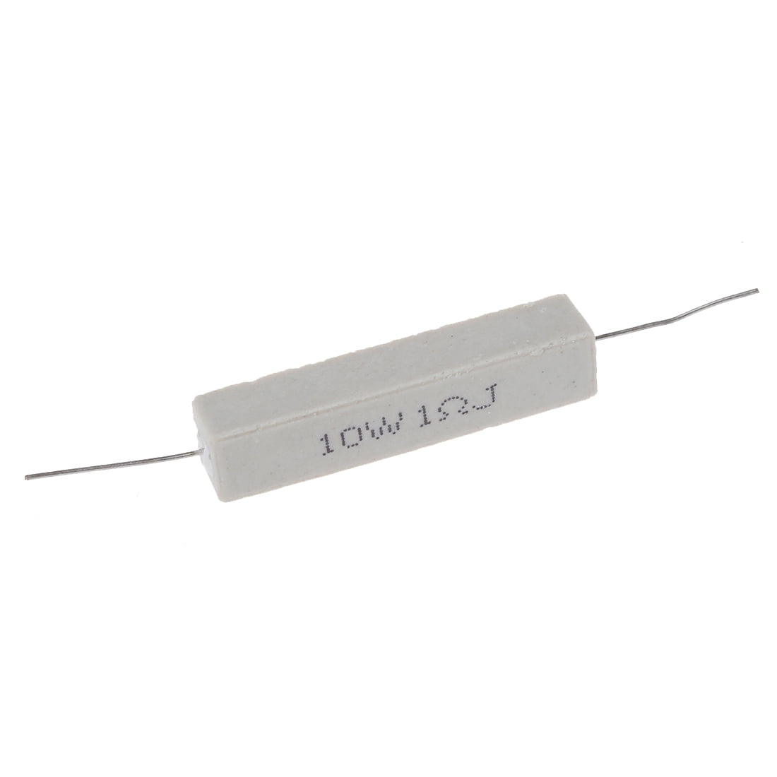 uxcell 10W 5 Ohm Power Resistor Ceramic Cement Resistor Axial Lead 10 Pcs White 