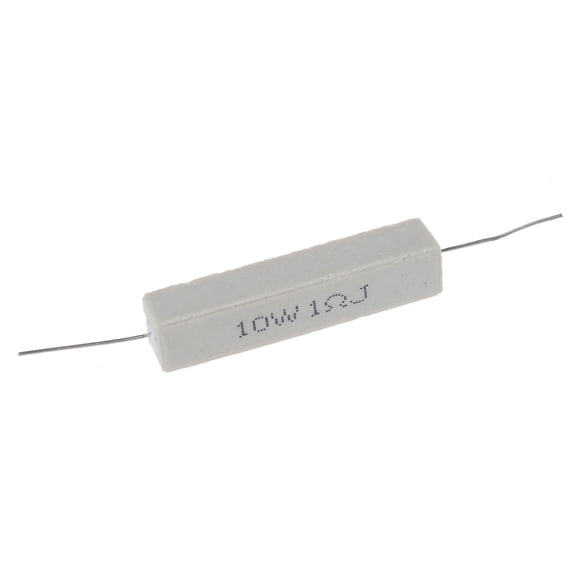New Arrivals 10 Pcs Wirewound Ceramic Cement Resistor 1 Ohm 5% 10W Watt