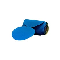 3M 36205 Stikit Blue Sandpaper 6" Disc - 150 Grade, 100/Roll