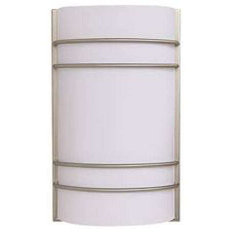 Access Incandescent Sconce (Decorative Wall Sconce Fixture, Maximum Two 60 Watt Incandescent Medium Base Bulbs, 7-1/2 In. Brushed Nickel With)