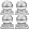 thumbnail image 1 of MasteelfCA 4pcs Fence Post Caps Metal Fence Caps Ball Shaped Post Caps Fence Protector, 1 of 9