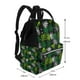 thumbnail image 2 of Disketp Tropical Leaves1 Mochila de Pañales de Gran Capacidad con Múltiples Bolsillos, Mochila de Viaje Multifuncional para Bebé, Unisex, Moderna y Resistente, 2 of 6