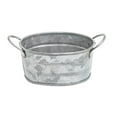 thumbnail image 4 of HUBERT® Galvanized Metal Pan Oval - 5" L x 3" W x 2 1/4" H, 4 of 6