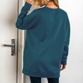 thumbnail image 2 of Vedolay Zip Up Hoodies for Women Women's Sweatshirts Long Sleeve Tunic Tops Crew Neck Soft Pullover With Side Zipper Shirt,Sky Blue M, 2 of 4