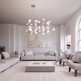 thumbnail image 4 of Sonneman 2065.25 Nebula 48 Light 61" Wide Led Abstract Chandelier - Black, 4 of 6