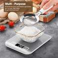 thumbnail image 5 of Digital Kitchen Scale, Premium Stainless Steel Food Scales Weight Grams and Oz for Baking and Cooking, 5 of 5