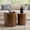 Walnut, variant on Tina's Home Round Nesting Side Table Set of 2, Modern Coffee Table Set for Living Room, Bedroom, Small Spaces, Natural