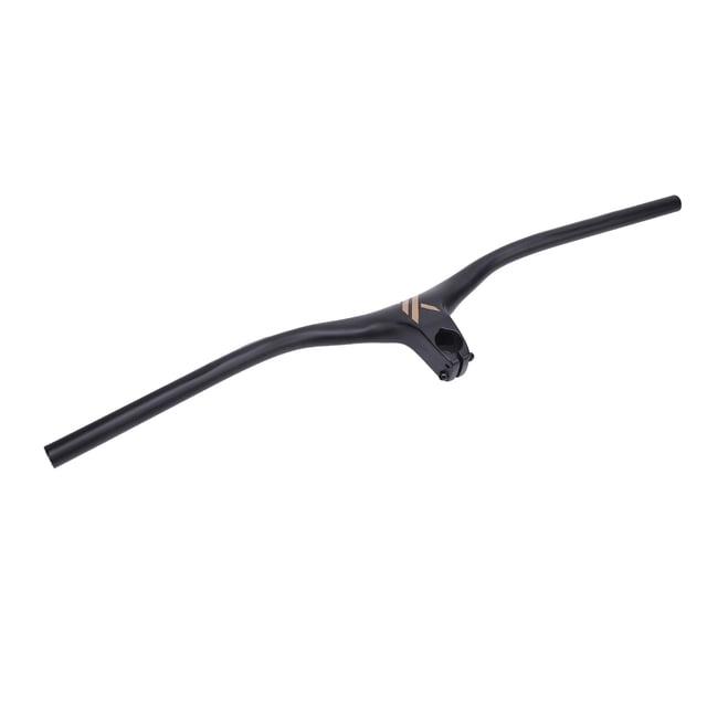 Aluminum Alloy Integrated Cycling Handlebar, Lightweight Mountain Bike Handlebar, Non Slip Grip, Comfortable Design, for Mountain Cycling
