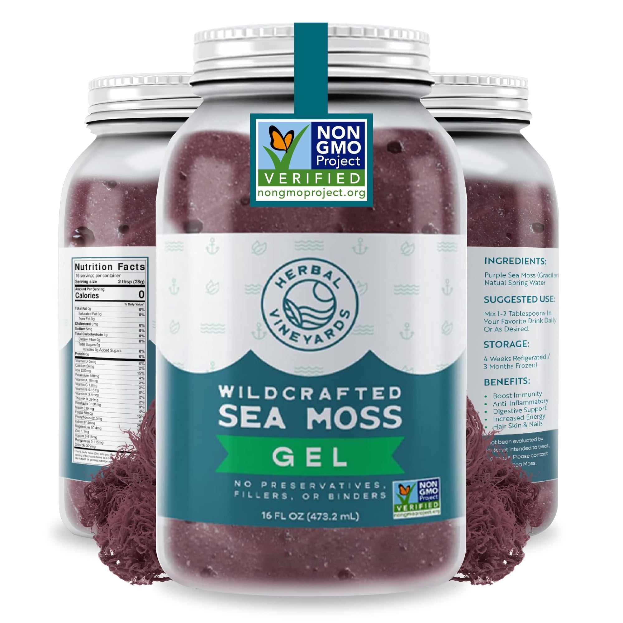 Herbal Vineyards Purple Sea Moss Gel