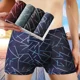 thumbnail image 5 of Lote de 4 calzoncillos tipo bóxer para hombre, ropa interior masculina de seda helada, suave, sexy, transpirable y cómoda, 5 of 5