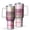 White, variant on 40oz Tumbler with Handle and Straw, Vacuum Insulated Stainless Steel Travel Mug, Fits Car Cup Holder, Denim Cowboy Jean Style