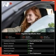 thumbnail image 2 of A-Premium Power Window Regulator with Motor Compatible with Nissan Altima 2013-2018 L4 2.5L V6 3.5L Sedan Front Left Driver Side, 2 of 9