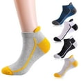 thumbnail image 3 of 1/3pairs Mens Bamboo Ankle Socks with Heel Tab Low Cut Thin Athletic Performance, 3 of 14