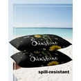 thumbnail image 5 of Sunshine Quotes Sunflowers with Bees Outdoor Pillow Covers Waterproof Throw Pillow Cover 20x12in Set of 2,Rectangle Decorative Pillowcases Cushion Case for Patio Sofa Couch,Yellow Floral on Black, 5 of 7