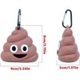 thumbnail image 2 of （5 Pieces）Pets Trash Bag Dispenser Silicone Dog Poop Bag Potty Dog Poop Bag, 2 of 5